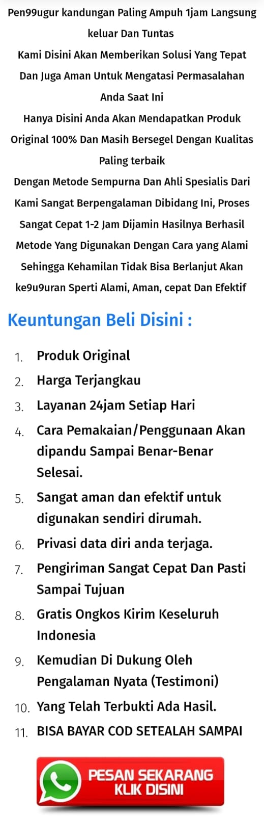 obat aborsi